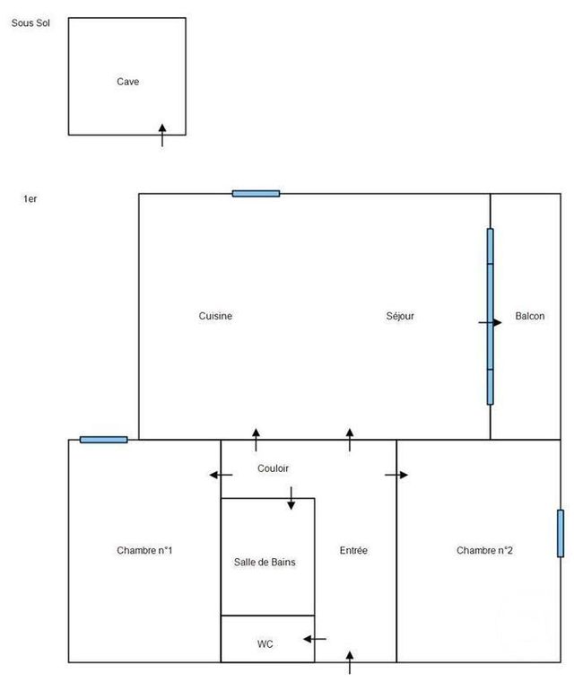 Appartement F3 à louer - 3 pièces - 63.65 m2 - VESOUL - 70 - FRANCHE-COMTE - Century 21 Gsm Immo