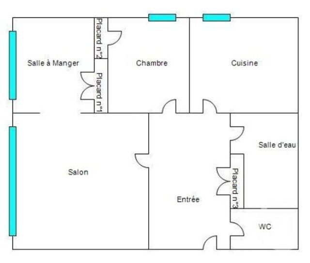 Appartement F3 à louer - 3 pièces - 61.0 m2 - ST LOUP SUR SEMOUSE - 70 - FRANCHE-COMTE - Century 21 Gsm Immo