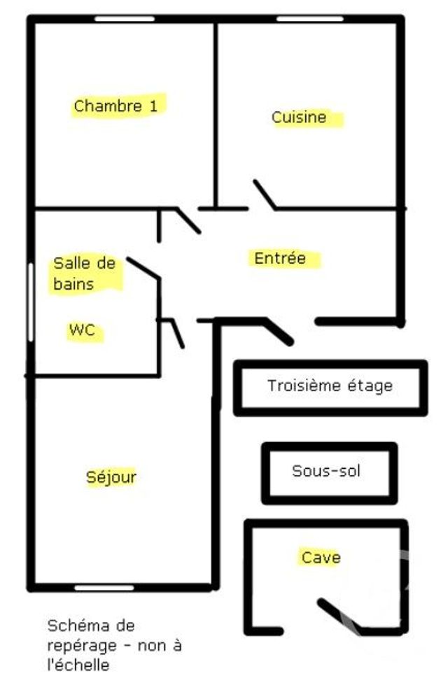 Appartement F2 à louer - 2 pièces - 44.86 m2 - VESOUL - 70 - FRANCHE-COMTE - Century 21 Gsm Immo