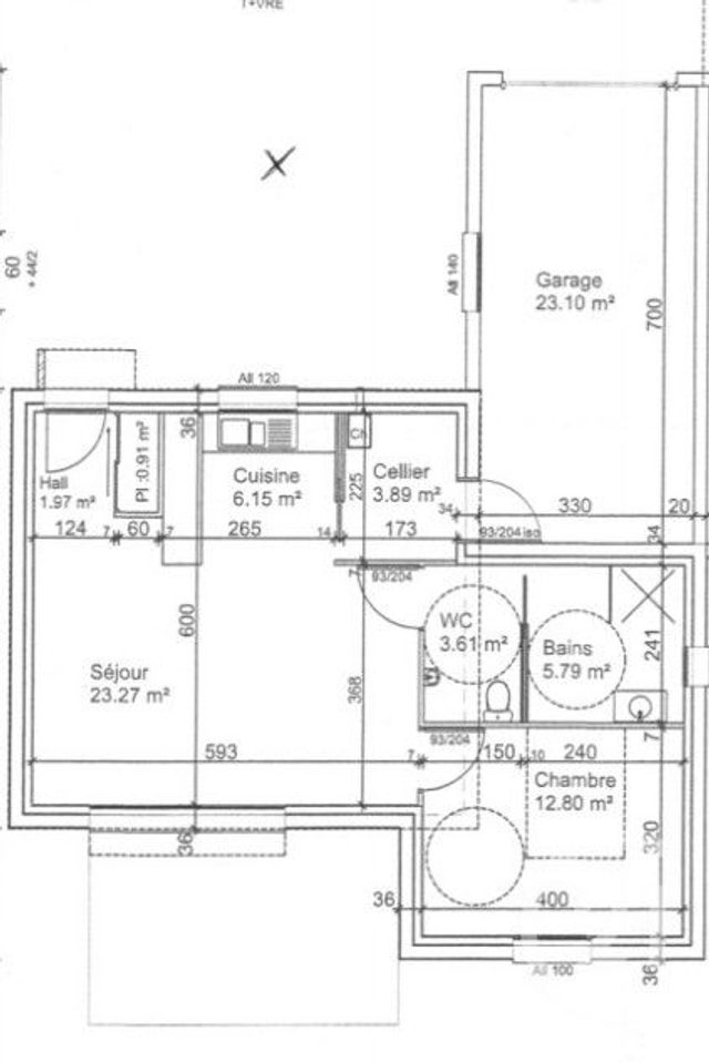 maison à louer - 2 pièces - 54.0 m2 - AMANCE - 70 - FRANCHE-COMTE - Century 21 Gsm Immo