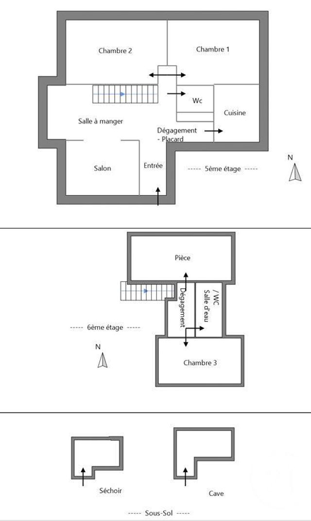 Appartement F5 à louer - 5 pièces - 88.99 m2 - VESOUL - 70 - FRANCHE-COMTE - Century 21 Gsm Immo